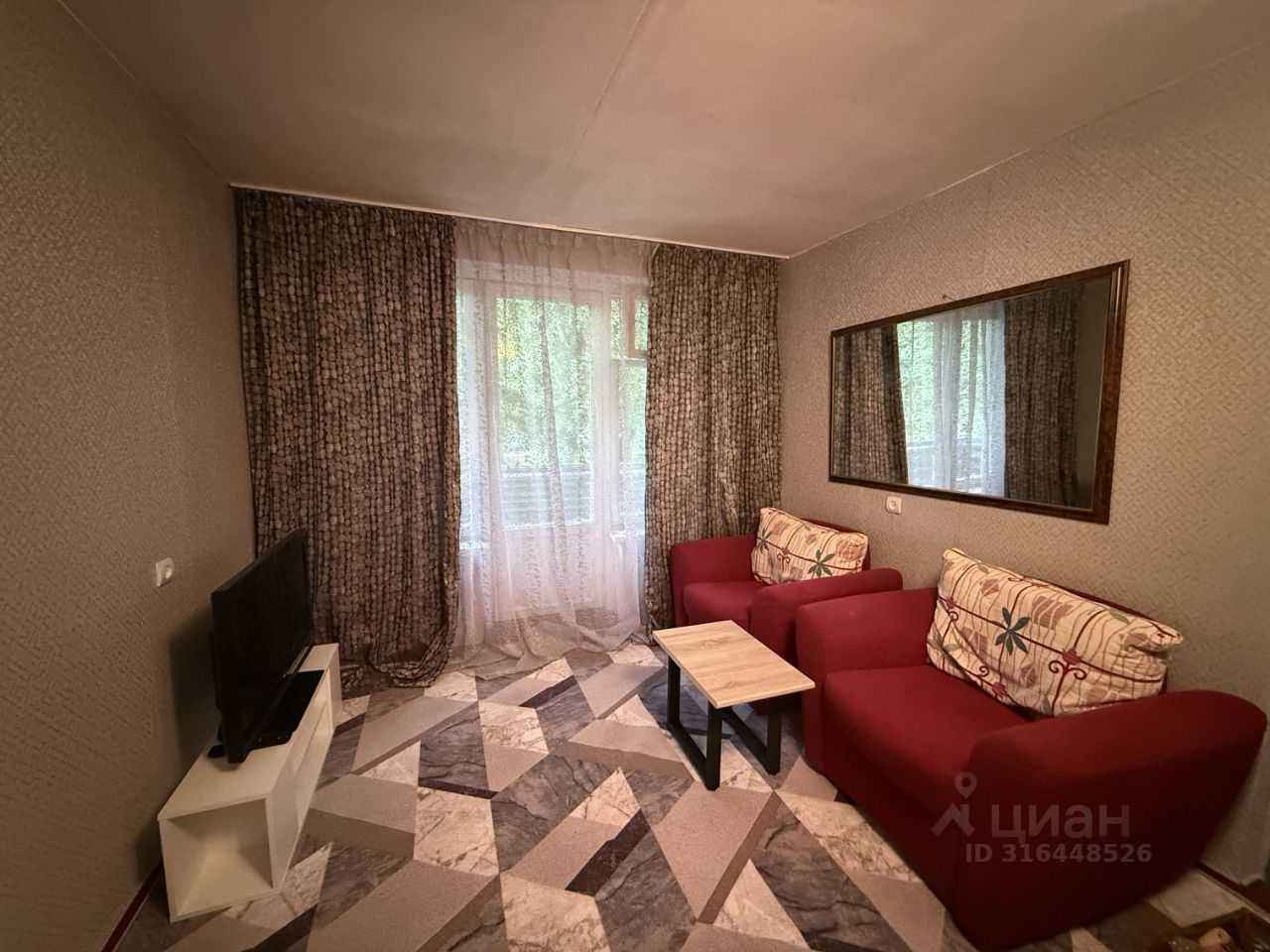 2-комнатная квартира, 44 м² — фотография 3
