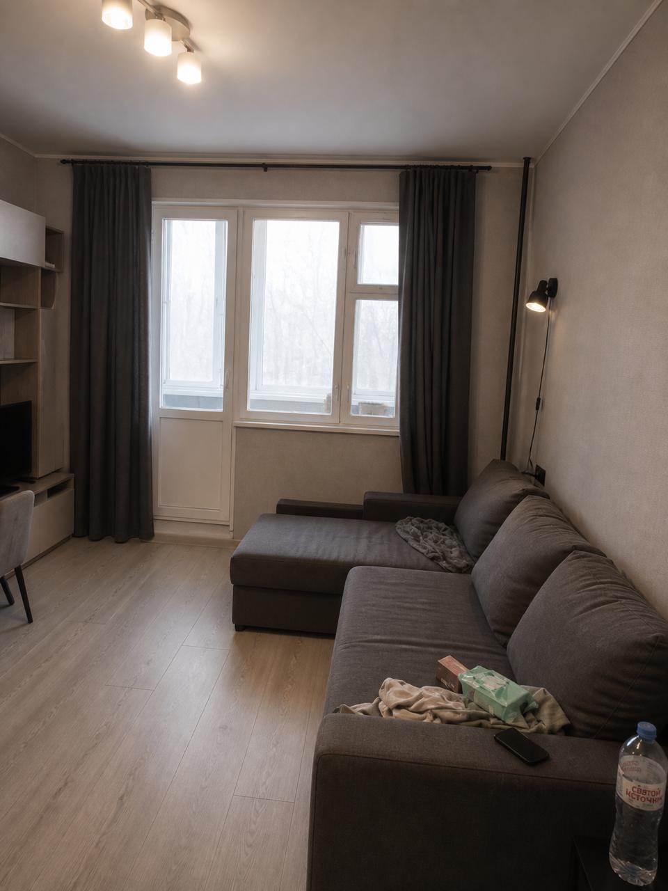 1-комнатная квартира, 38 м²