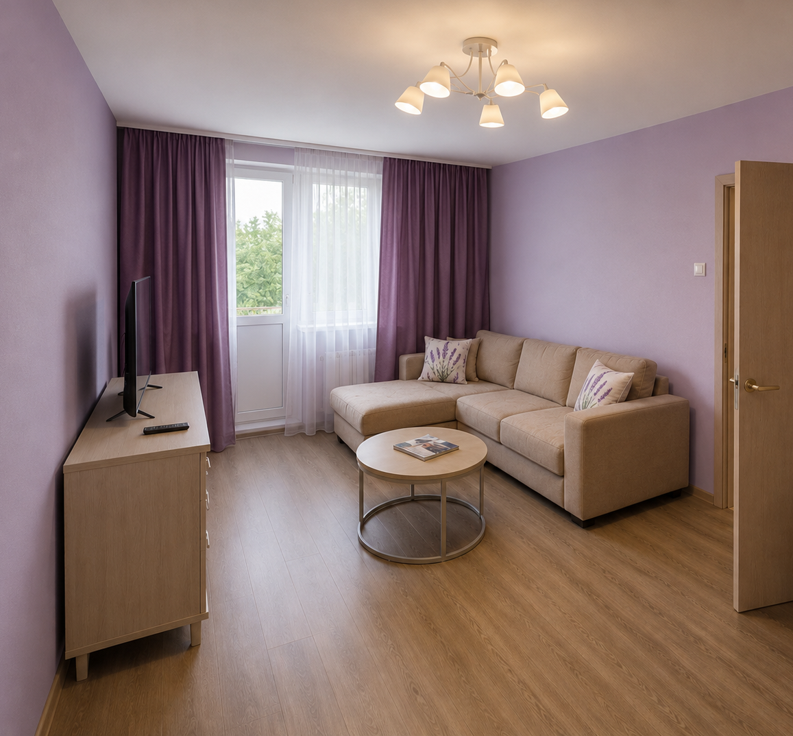 1-комнатная квартира, 40 м² — фотография 2