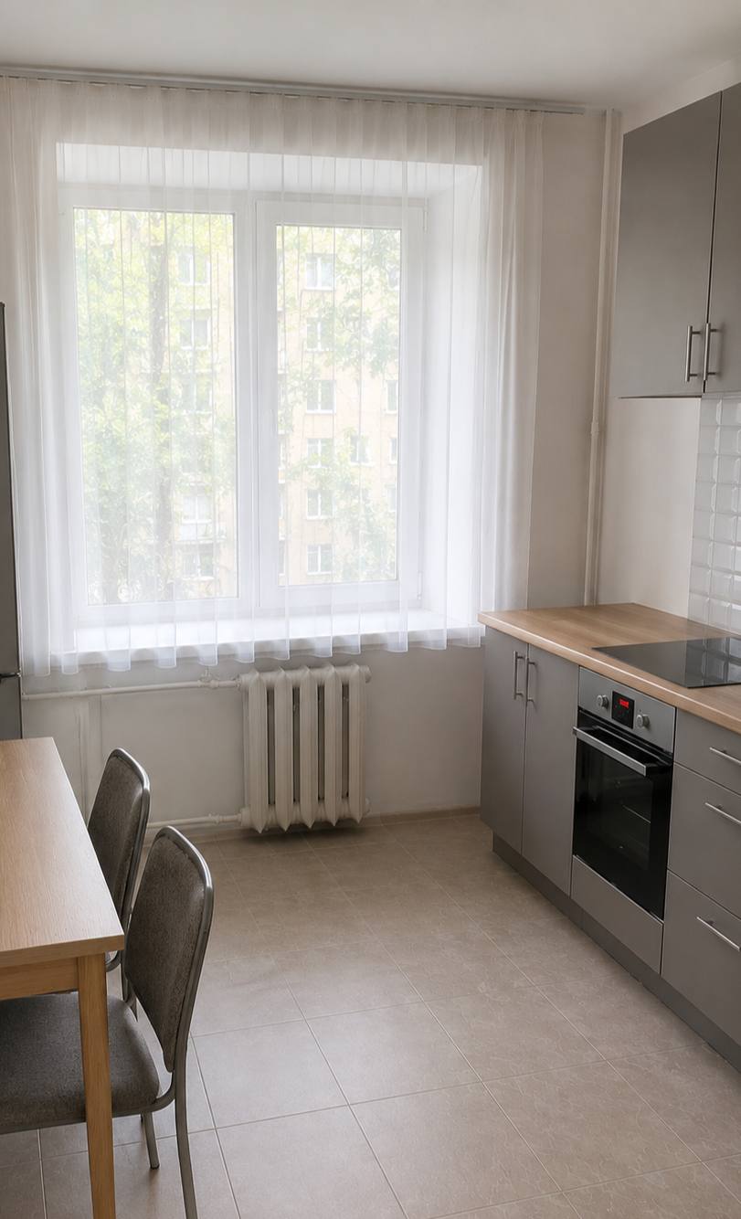 1-комнатная квартира, 34,5 м²