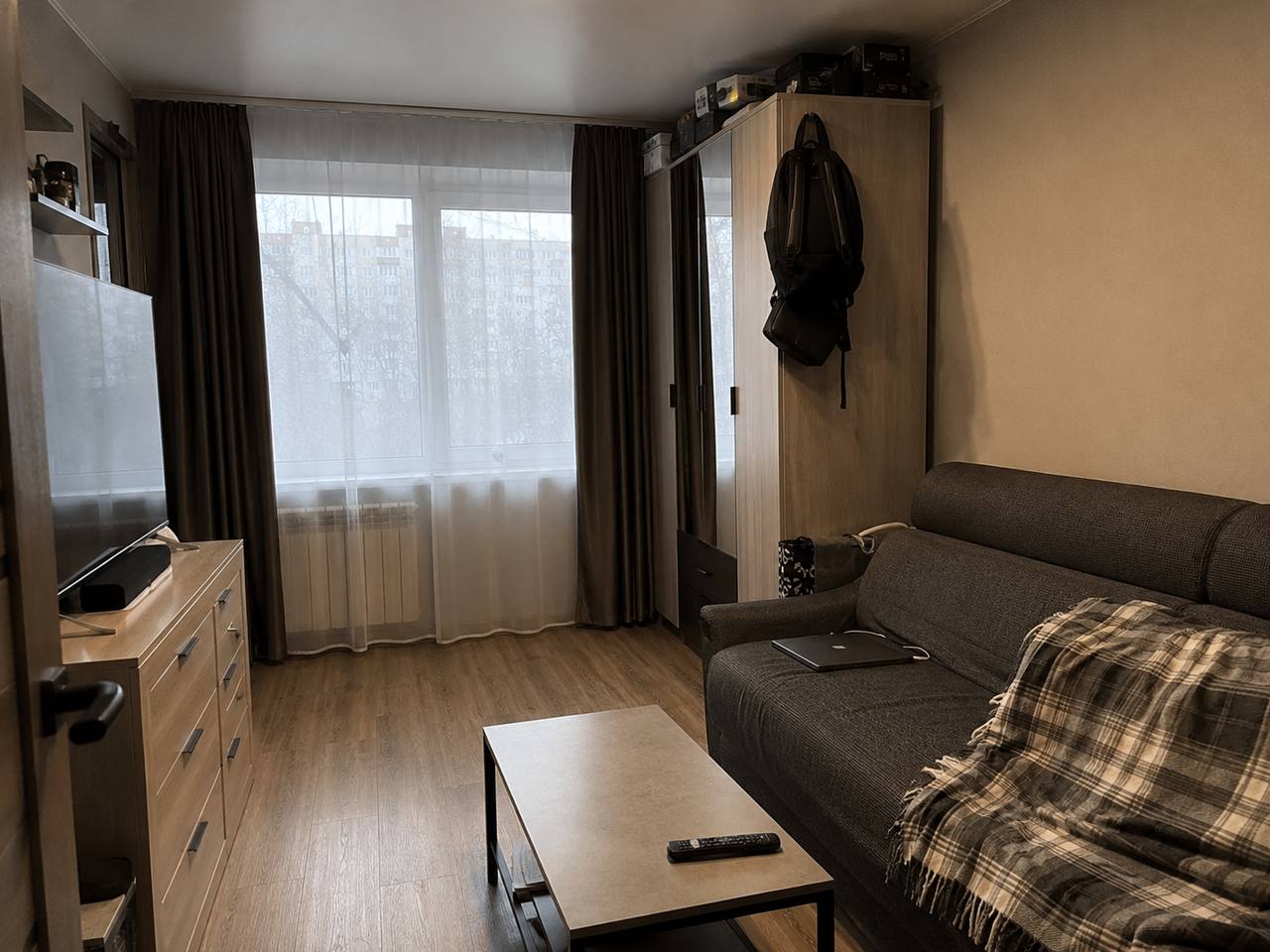 1-комнатная квартира, 33 м²