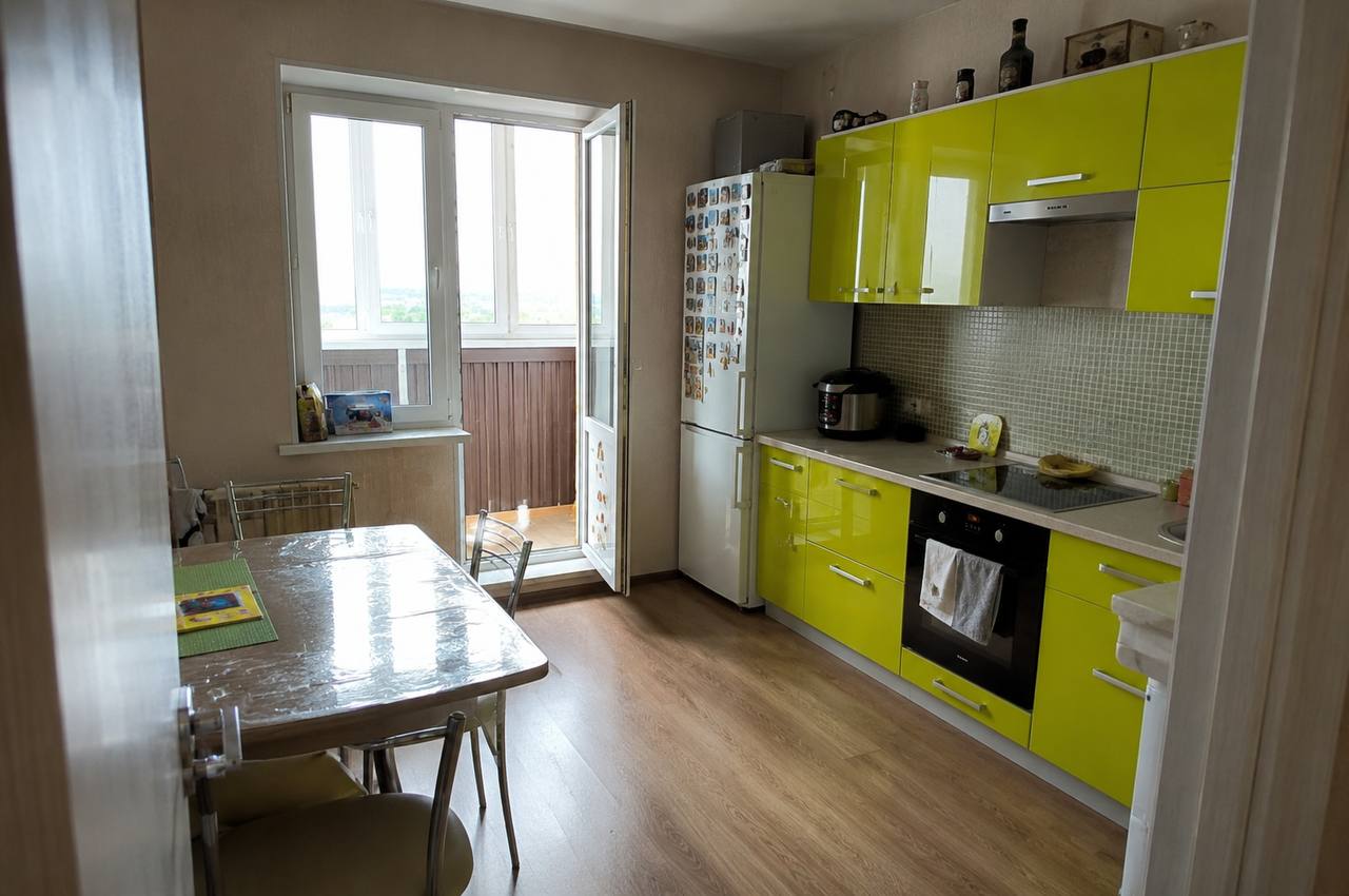 1-комнатная квартира, 38,5 м²