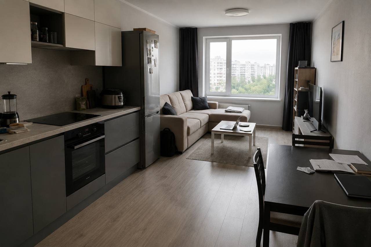 1-комнатная квартира, 32 м²