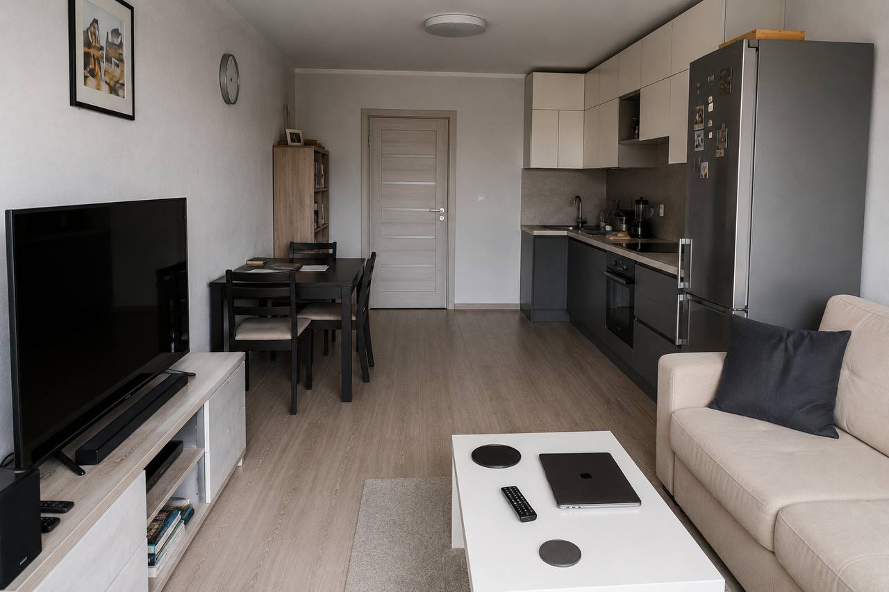 1-комнатная квартира, 32 м² — фотография 2
