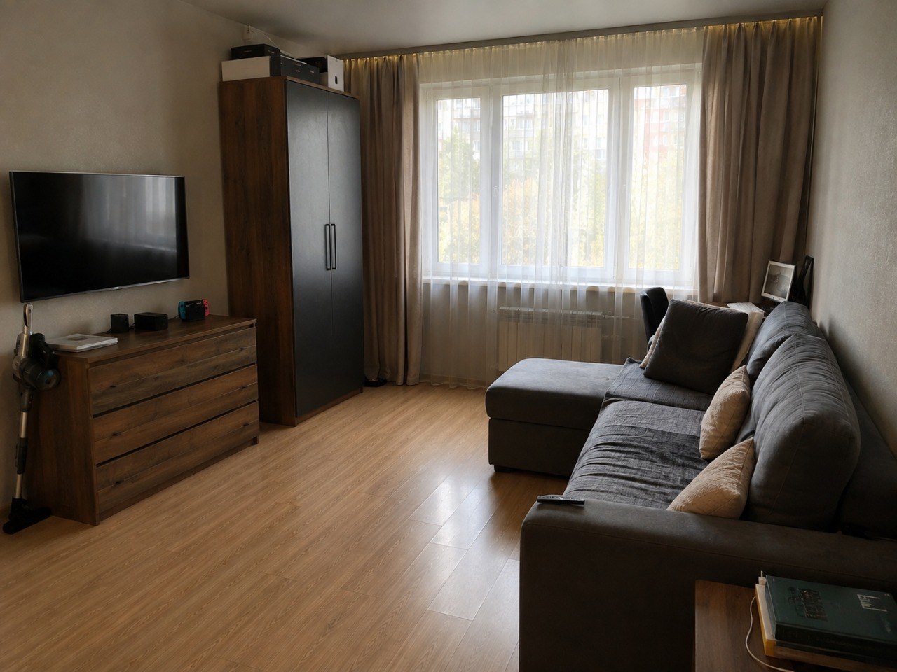 1-комнатная квартира, 38,3 м²