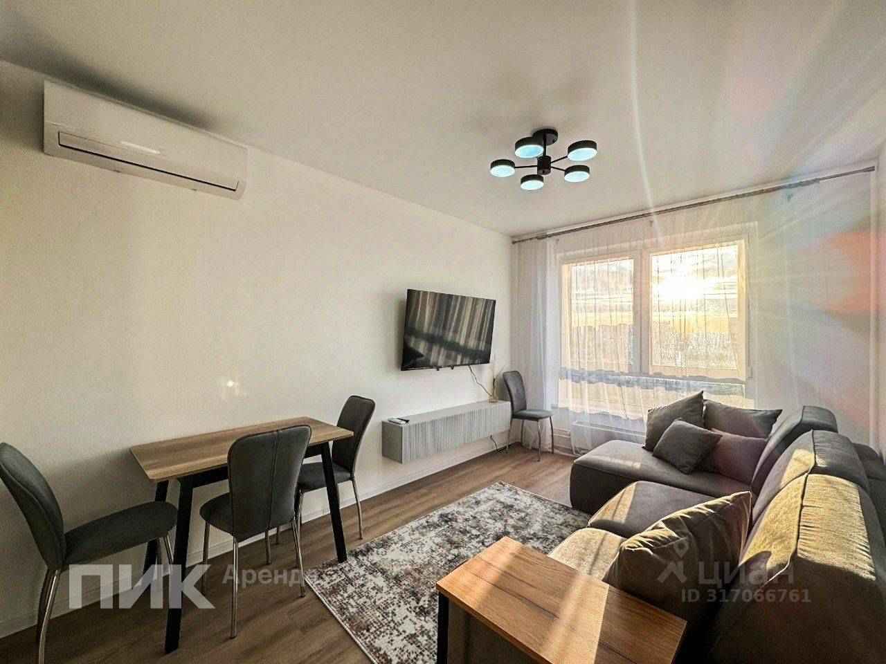 1-комнатная квартира, 37,2 м²