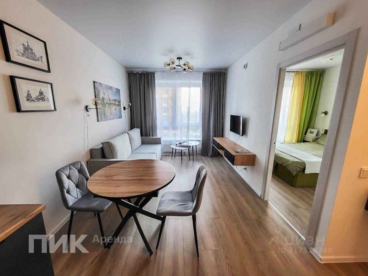 1-комнатная квартира, 33,4 м² — фотография 2
