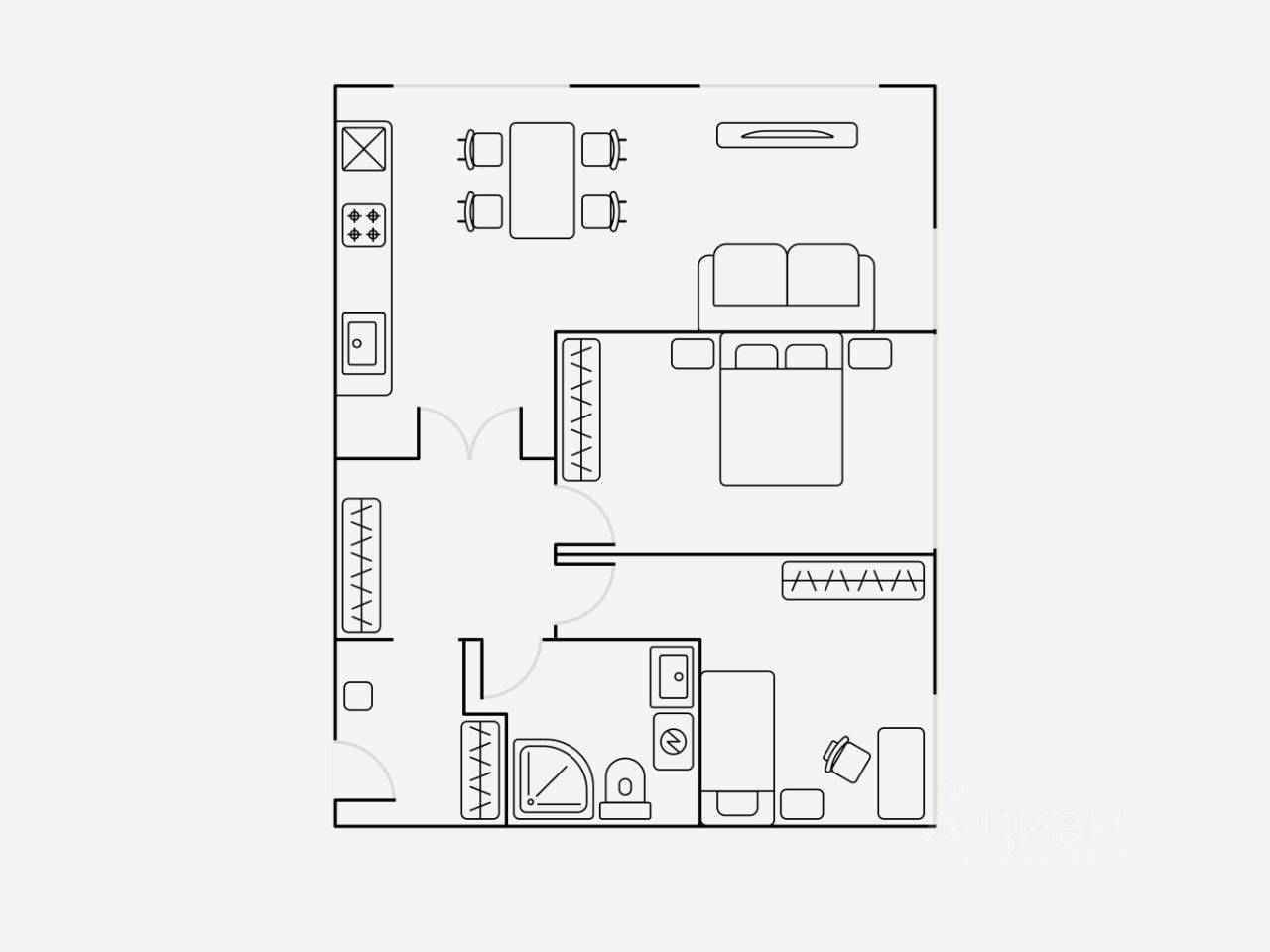 3-комнатная квартира, 71 м² — фотография 2