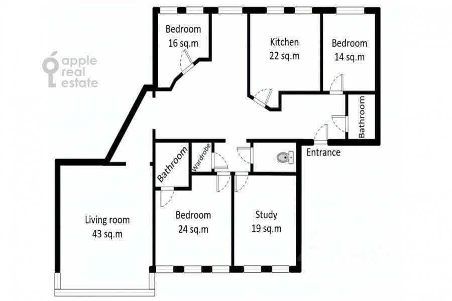 5-комнатная квартира, 223 м² — фотография 2