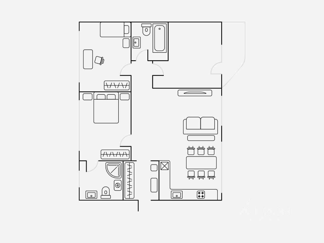 4-комнатная квартира, 117 м² — фотография 2