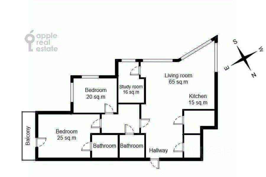 4-комнатная квартира, 178 м² — фотография 2