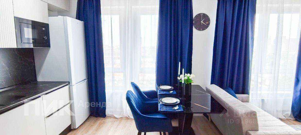 1-комнатная квартира, 33,5 м²
