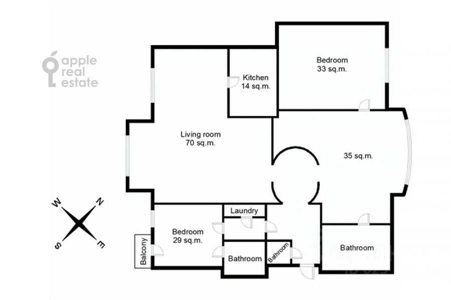 3-комнатная квартира, 260 м² — фотография 2
