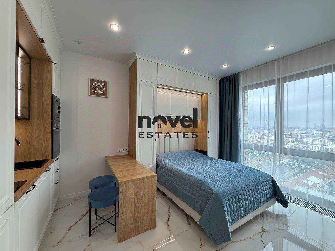 1-комнатная квартира, 21,6 м²