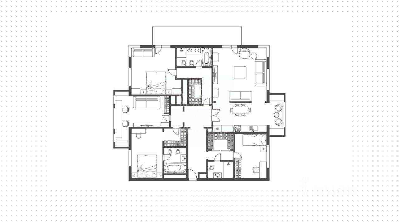 5-комнатная квартира, 220 м² — фотография 2
