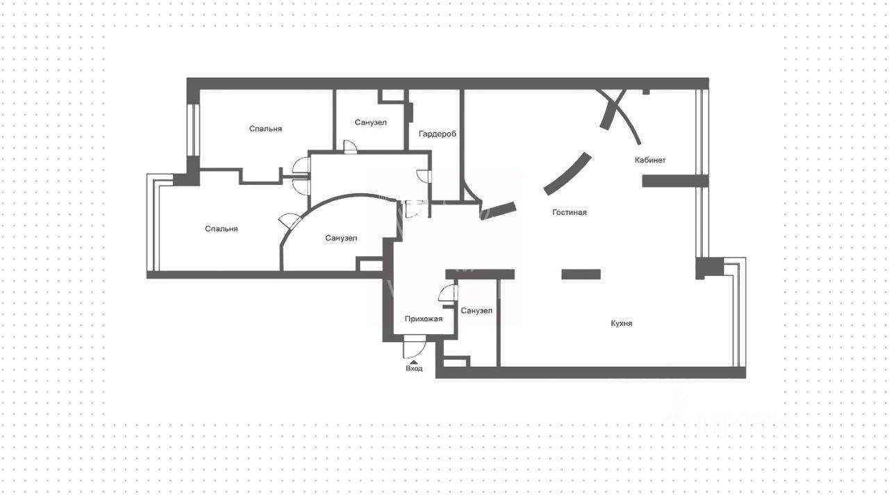 4-комнатная квартира, 210 м² — фотография 2