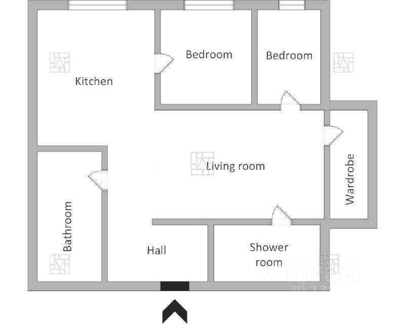 3-комнатная квартира, 86 м² — фотография 2