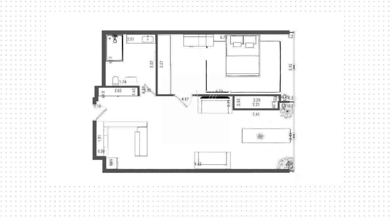 2-комнатная квартира, 67 м² — фотография 2