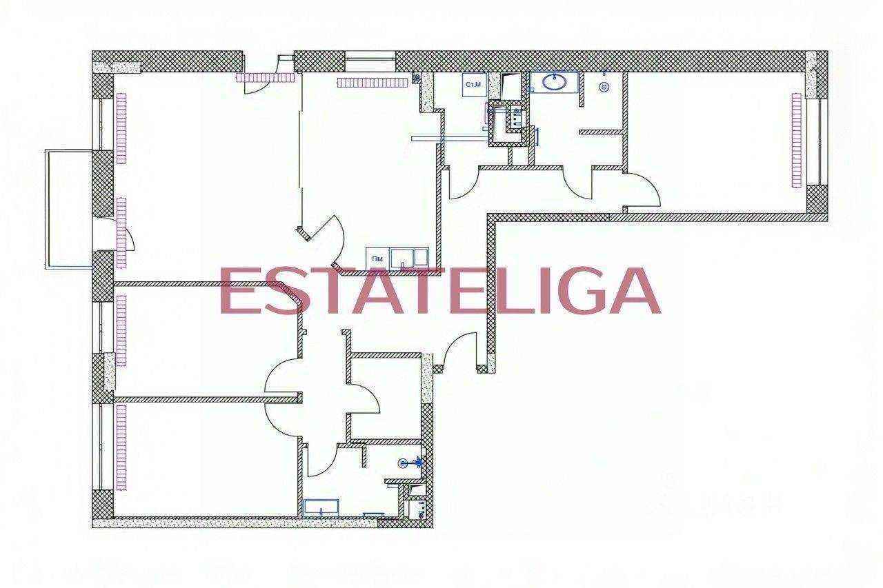 4-комнатная квартира, 125 м² — фотография 2