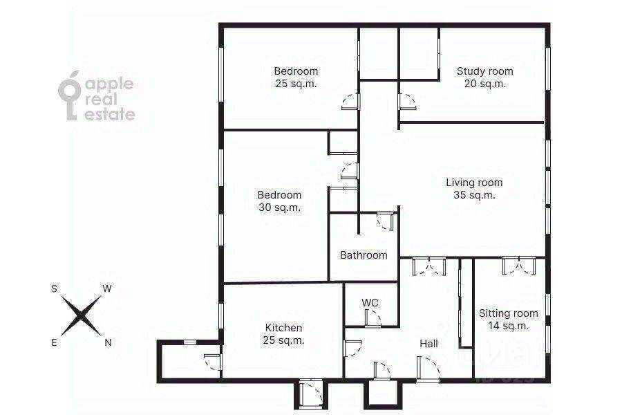 5-комнатная квартира, 185 м² — фотография 2