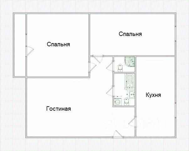 3-комнатная квартира, 105 м² — фотография 2