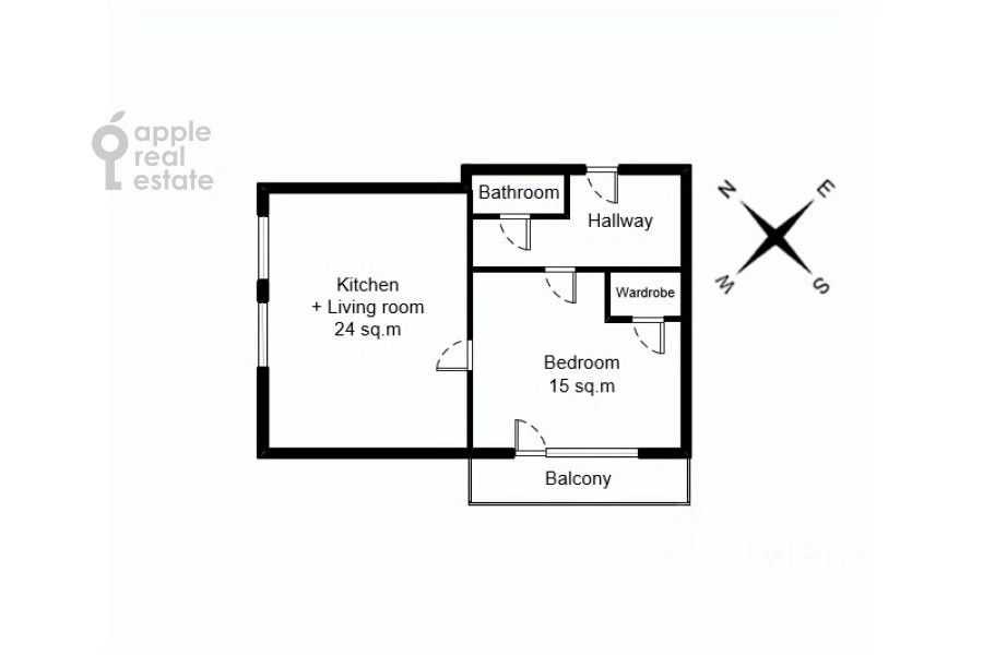 2-комнатная квартира, 62 м² — фотография 2