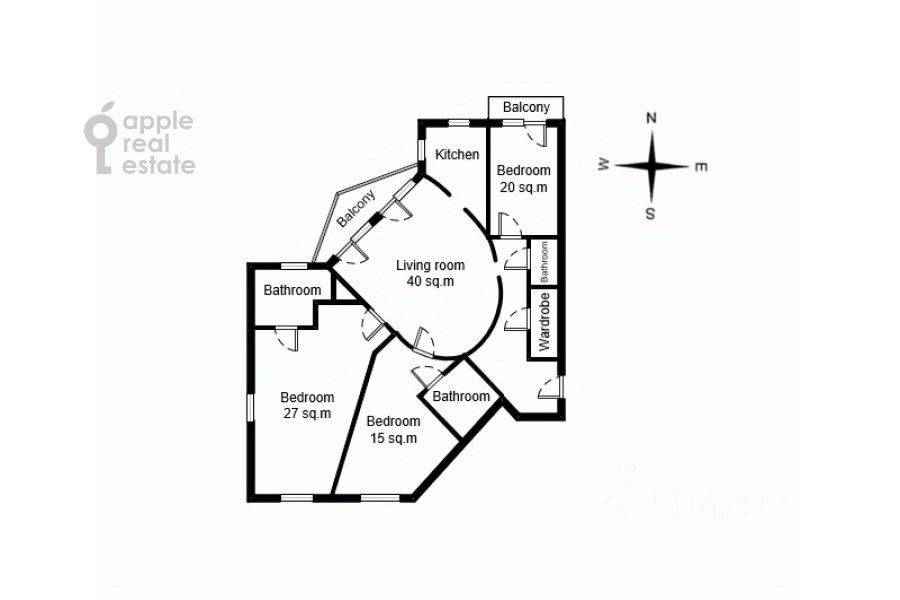 4-комнатная квартира, 190 м² — фотография 2