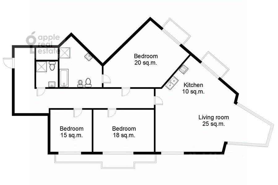 4-комнатная квартира, 140 м² — фотография 2