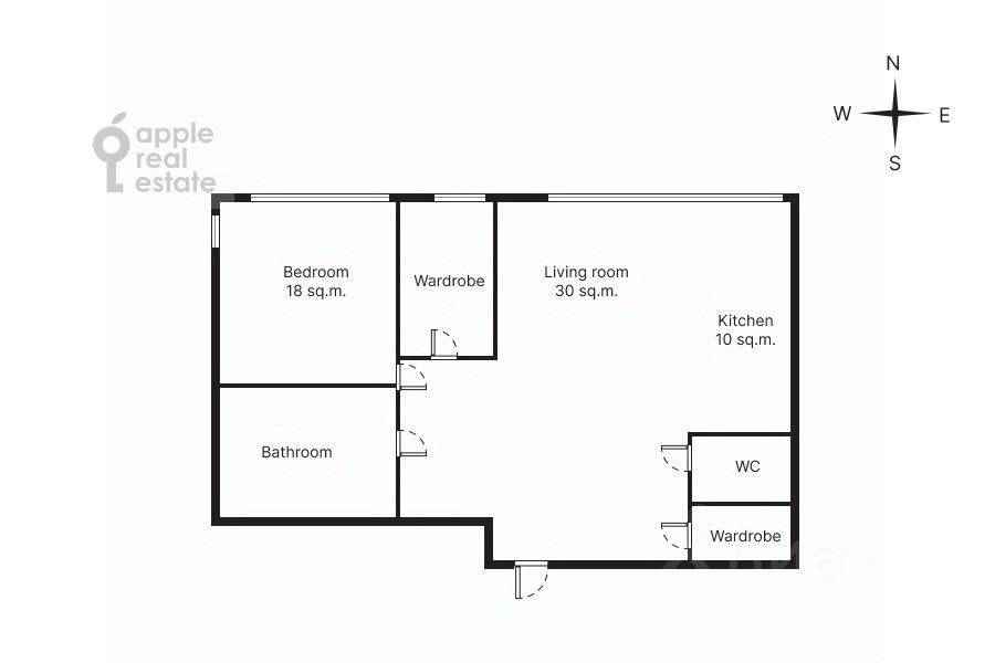 2-комнатная квартира, 90 м² — фотография 2