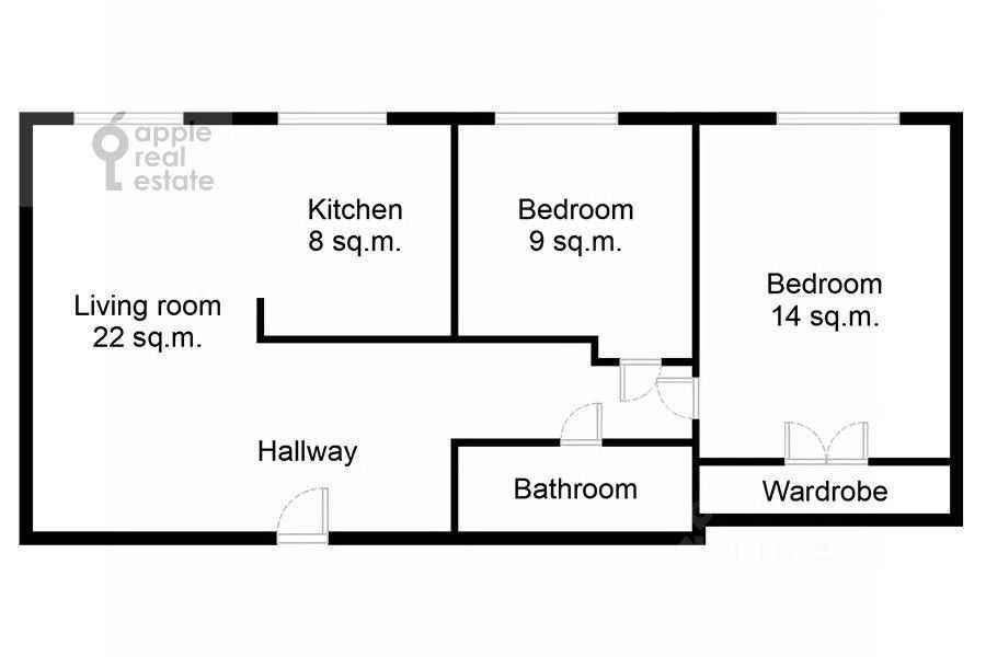 3-комнатная квартира, 80 м² — фотография 2
