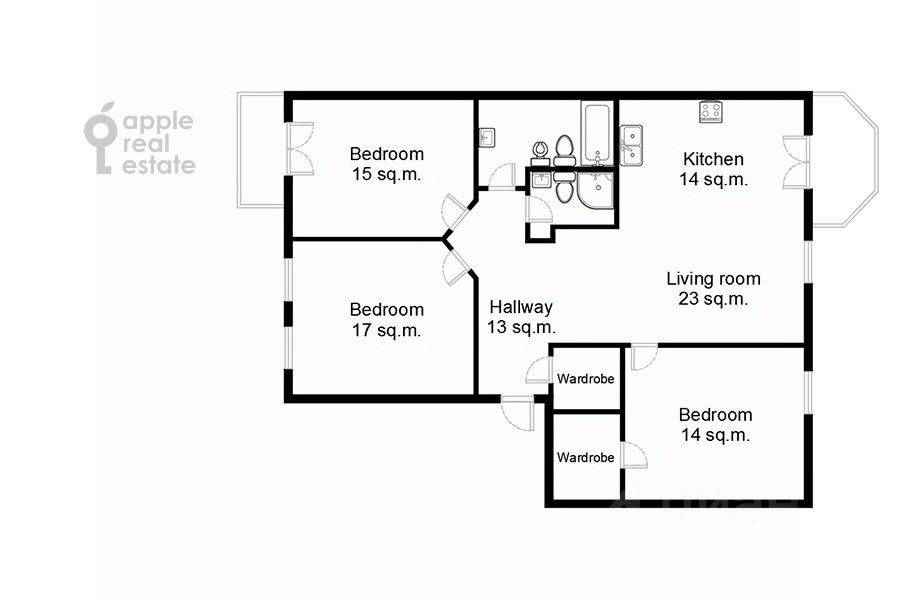 4-комнатная квартира, 112 м² — фотография 2