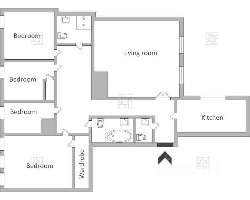 5-комнатная квартира, 141 м² — фотография 2