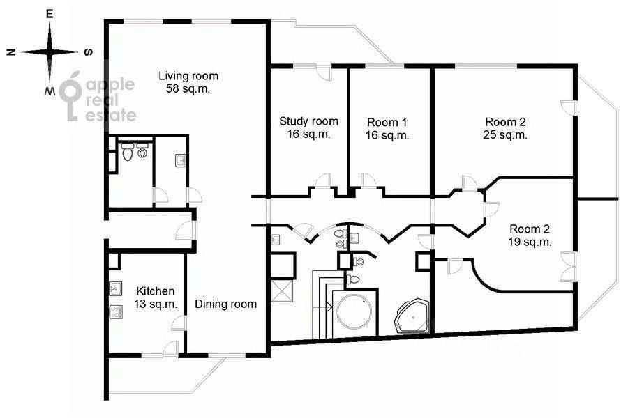 3-комнатная квартира, 280 м² — фотография 2