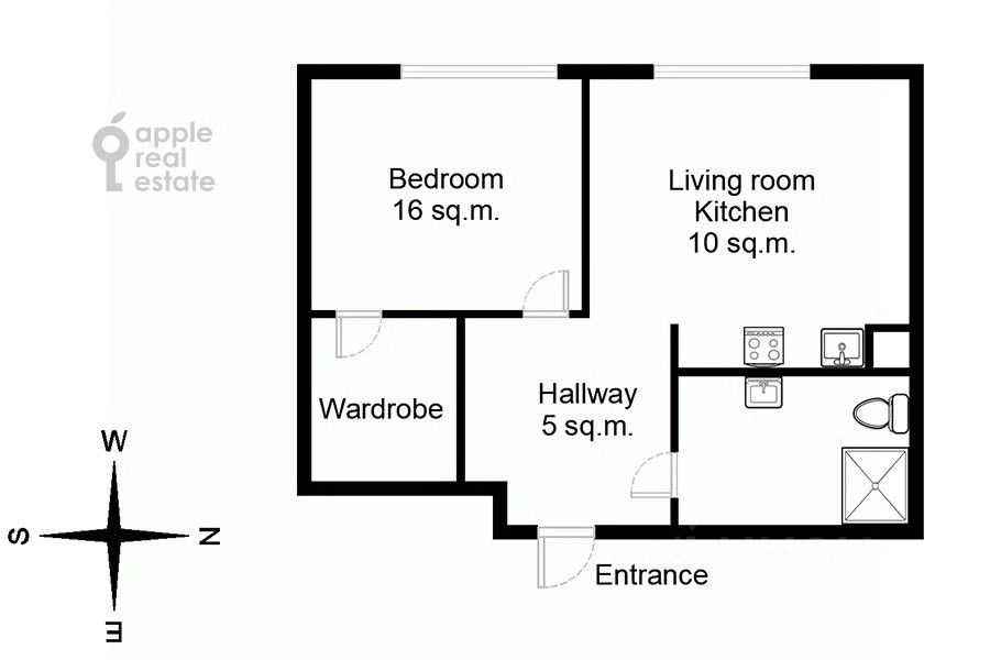 2-комнатная квартира, 49 м² — фотография 2