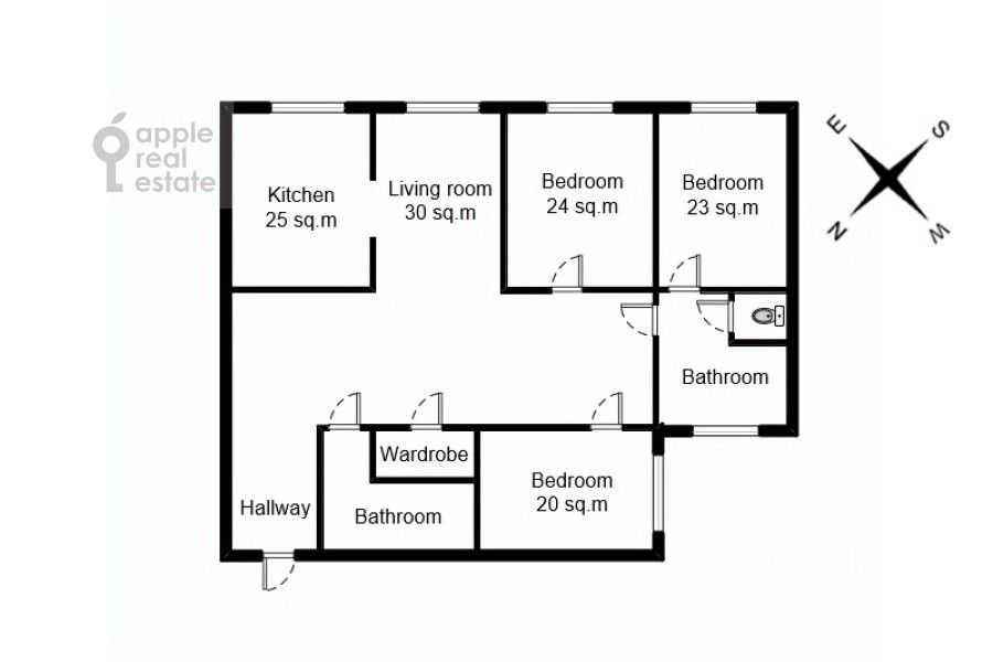 4-комнатная квартира, 200 м² — фотография 2