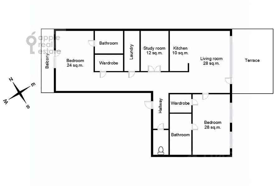 4-комнатная квартира, 150 м² — фотография 2