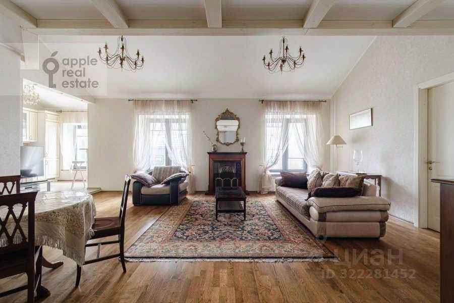 3-комнатная квартира, 121 м²