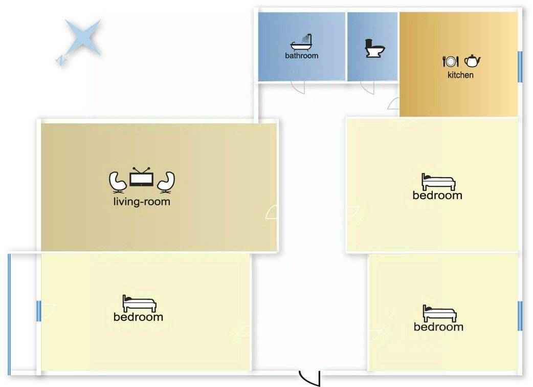 4-комнатная квартира, 115 м² — фотография 2