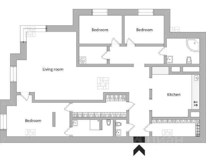 4-комнатная квартира, 168 м² — фотография 2