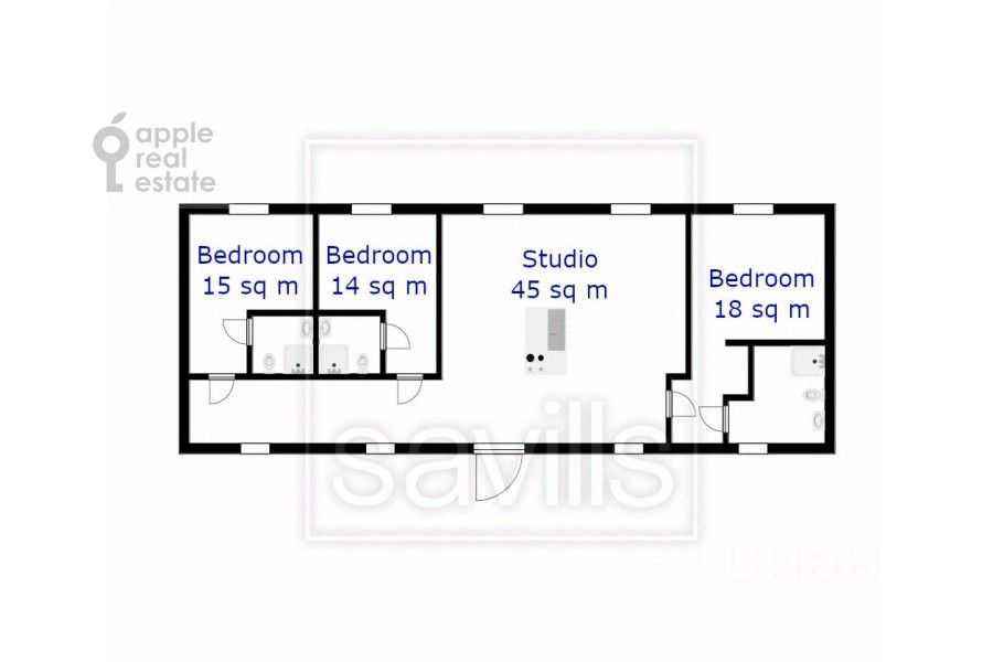 4-комнатная квартира, 120 м² — фотография 2