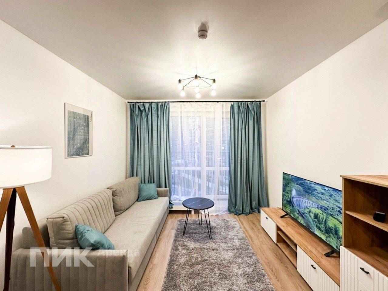 1-комнатная квартира, 39,2 м²