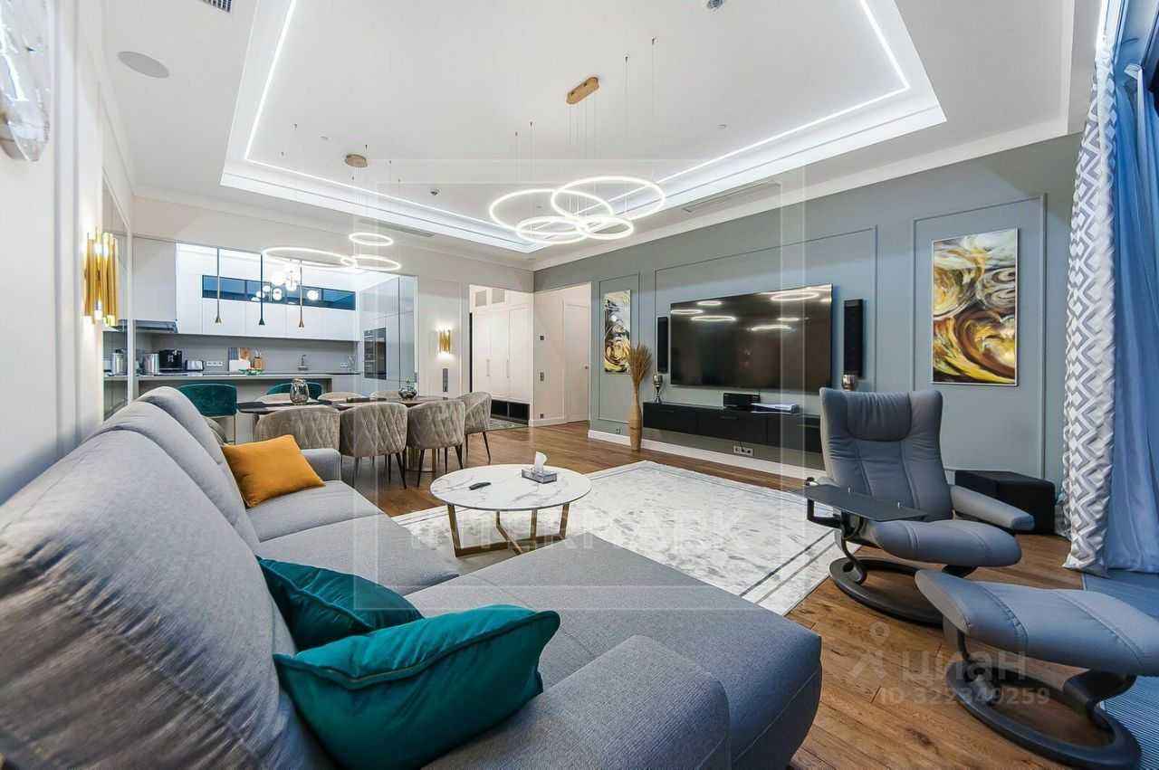 3-комнатная квартира, 123 м²