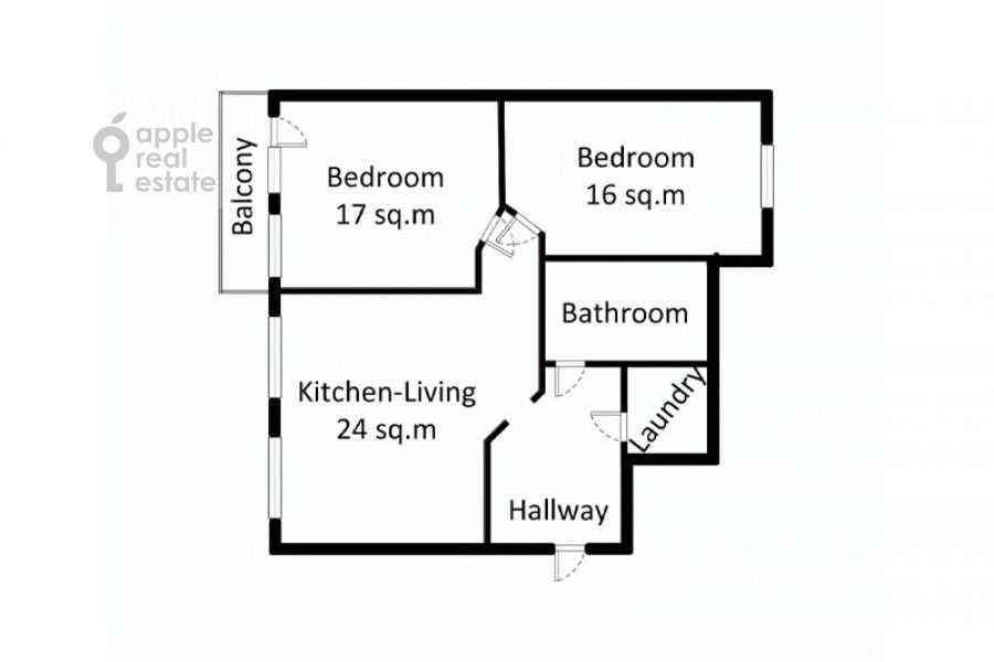 3-комнатная квартира, 80 м² — фотография 2