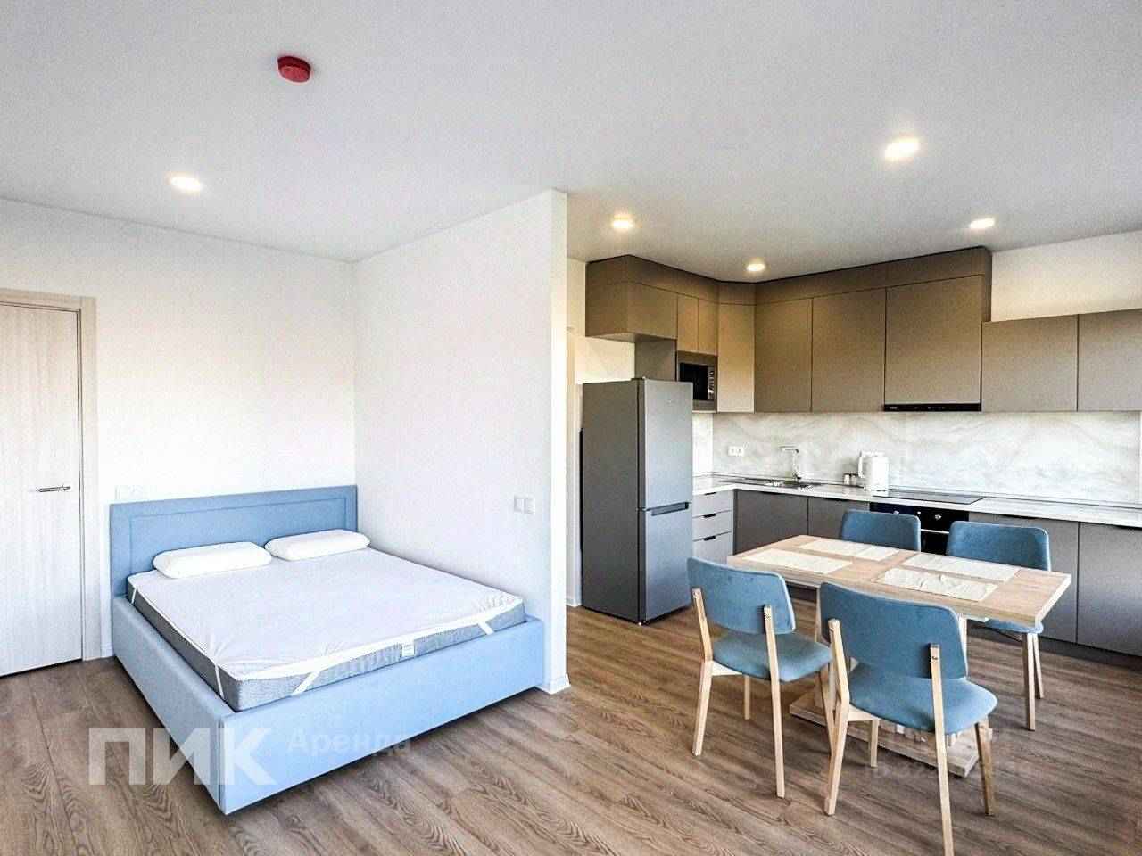 1-комнатная квартира, 33,5 м²