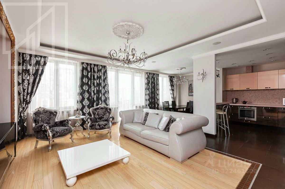 3-комнатная квартира, 144 м²