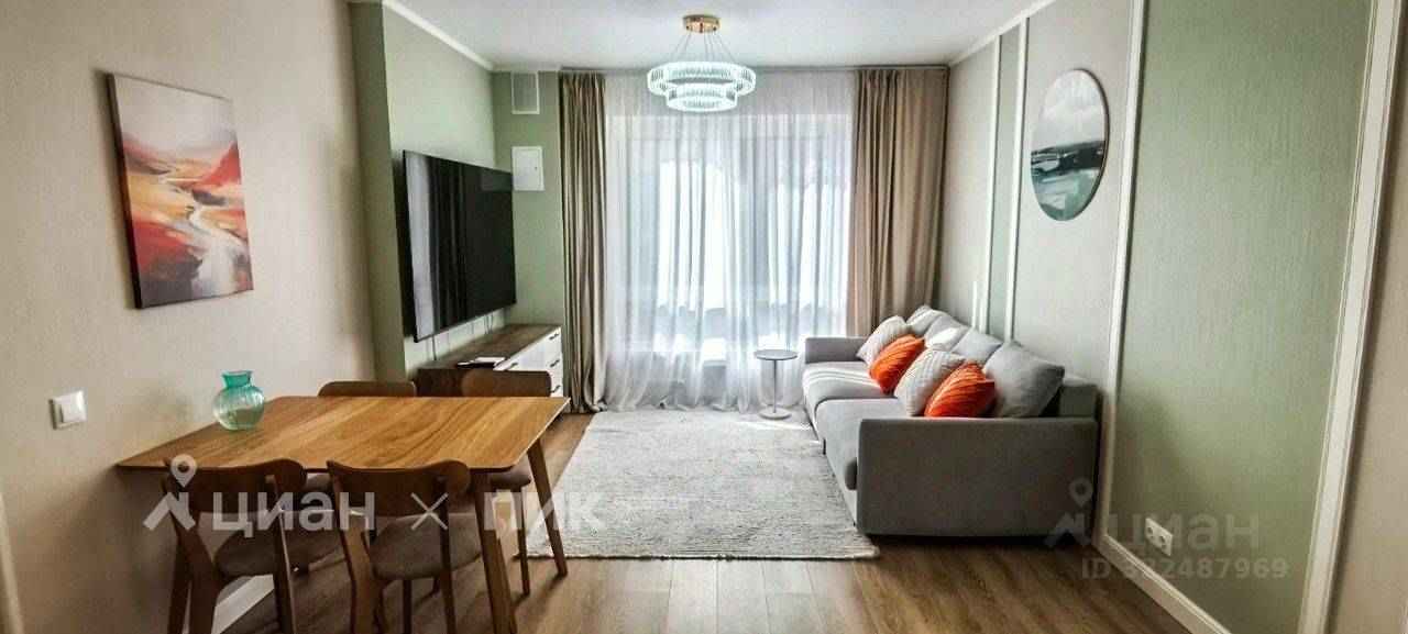 2-комнатная квартира, 57,8 м²