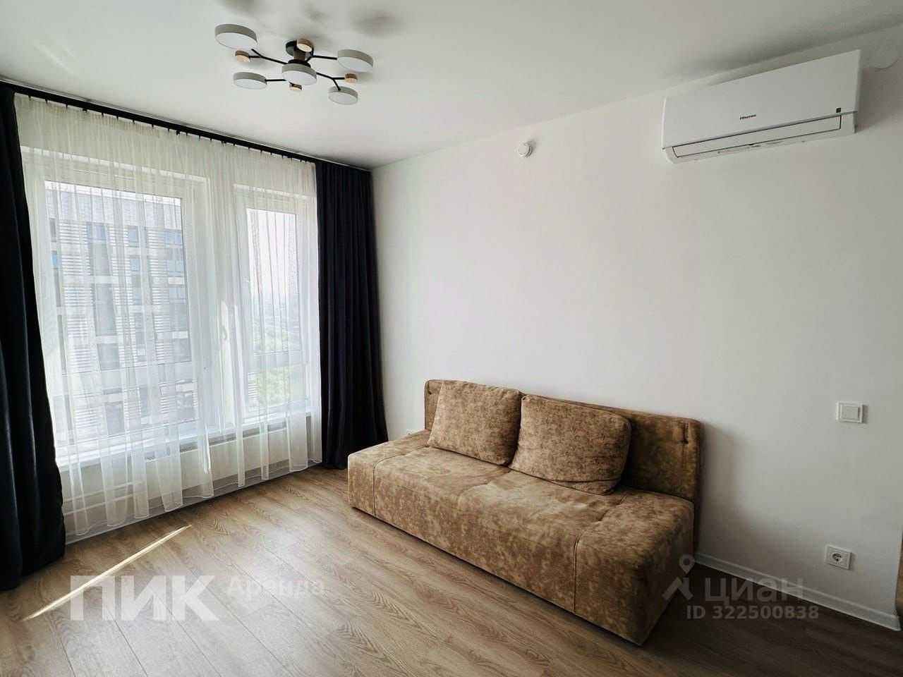 1-комнатная квартира, 35,9 м²