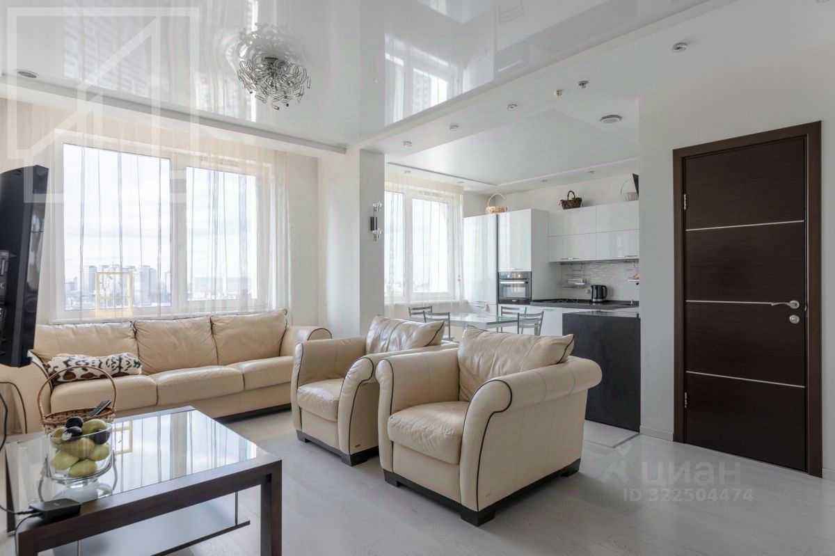 3-комнатная квартира, 86 м² — фотография 3