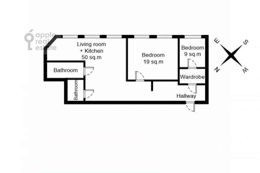 3-комнатная квартира, 105 м² — фотография 2