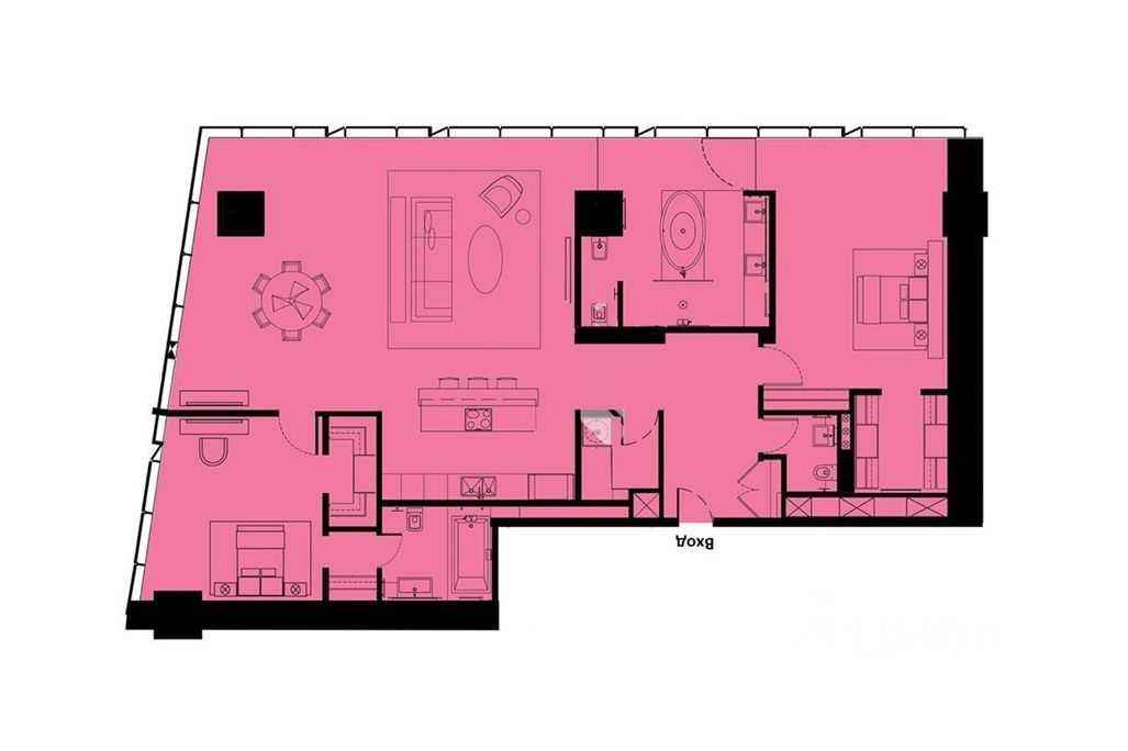 3-комнатная квартира, 165 м² — фотография 2